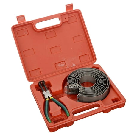 

62-140mm Motorcycle Pliers Repair Tool Kit With Case Piston Ring Compressor
