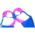 thumbnail image 4 of Girls Swimsuits One Piece Crossback Swimwear Beach Bathing Suit 3-14 Years, 4 of 5