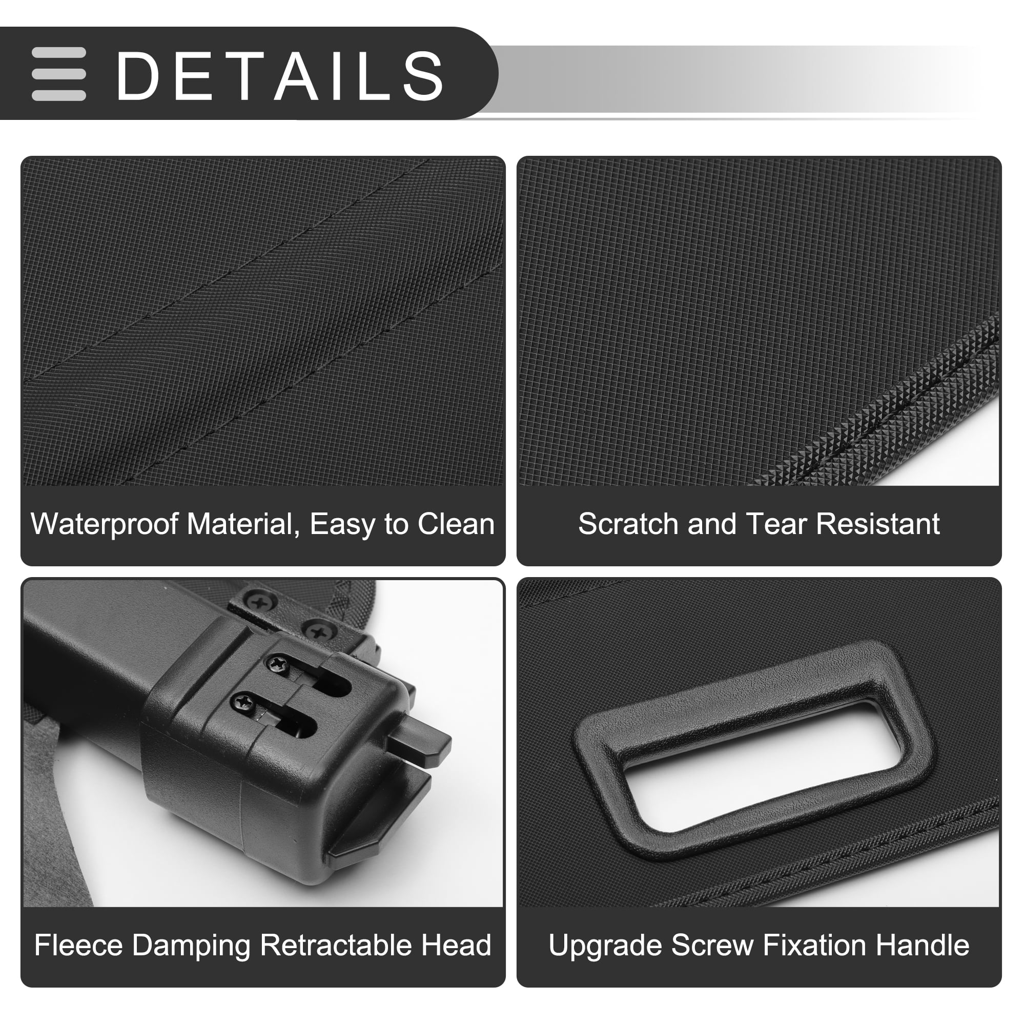 Unique Bargains Retractable Cargo Cover for Honda Rear Trunk Parcel Shield Shade Black