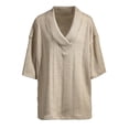 thumbnail image 5 of Fwqbns Men's Summer Solid Color Slim V-Neck Knitted Short-Sleeve Sweater, Fashionable Casual Wear for Outdoor Daily Use, Comfortable Material, 5 of 6