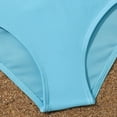 thumbnail image 6 of REDARER Girls' 4-Piece Swim Set – Tree Print Sheer Cover-Up + Color-Block Bikini & Sarong, Stylish Beach Swimwear,11-12 Years, 6 of 6