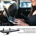 thumbnail image 2 of Car Small Table Car Dinner Plate Steering Wheel Tray Foldable Storage Universal Car Accessories, 2 of 5