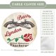 thumbnail image 2 of Barry Lyndon-theme Fitted Round Tablecloths Elastic Edged Table Covers Waterproof Table Cloth for Kitchen Holiday Party Tables Decor 150cm, 2 of 6