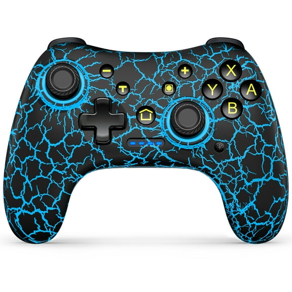 ESYWEN Wireless Switch Controller for Nintendo Switch 2/Switch/Lite/OLED, Compatible with Android/IOS/PC - with Ambient Lighting, Programmable, Vibration