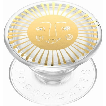 PopSockets Adhesive Phone Grip and Kickstand with Swappable Top, Translucent Sun Goddess
