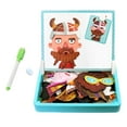 thumbnail image 2 of 1ml Ma Gnetic Puzzles Face Dress Up Travel Game Double Si Ded Ma Gnetic Puzzles Face Dress Up Travel Game Ma Gnetics Faces Puzzle Enhances Creativity & Learning, 2 of 4