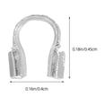 thumbnail image 2 of unbranded 300Ud Protector De Hilo En Forma De U Para Bisutería Cobre Plateado Accesorios Para Collares Y Pulseras, 2 of 7