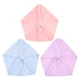 thumbnail image 1 of BRIGHTFUFU 3pcs Toallas de secado para el cabello de secado absorbente del cabello para mujeres para mujeres, 1 of 7