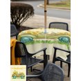 thumbnail image 6 of Square Outdoor Tablecloth with Umbrella Hole Sage Green Truck Outside Table Cloth Waterproof Patio Table Cover Farmhouse Sunflowers Watercolor Zipper Tablecloths for Picnic Party Camping 60x60 Inch, 6 of 8