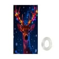 thumbnail image 2 of Antqov Christmas Door Cover 71x35" Merry Christmas Welcome Door Decoration Santa Claus Snowman Banner Backdrop Cover Xmas Christmas Decorations for Xmas Holiday Party Home Supplies, 2 of 9