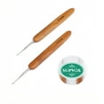 thumbnail image 5 of TUIBELYN 2-Piece Knitting and Crochet Needle Set for Beginners, Includes 0.5mm and 0.75mm Hooks, 5 of 6