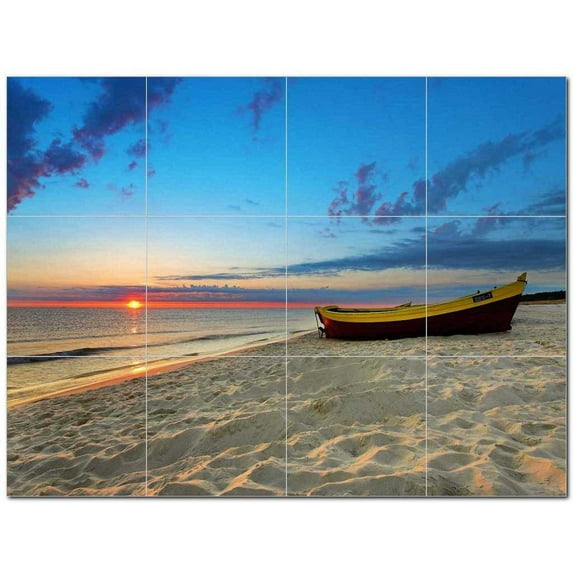 Boat Ship Ceramic Tile Mural Kitchen Backsplash Bathroom Shower 400126-L43