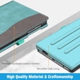thumbnail image 6 of Fintie Case for Samsung Galaxy Tab A7 Lite 8.7 inch 2021 Model (SM-T220/T225/T227), Multi-Angle Viewing Smart Stand Back Cover with Pocket, Turquoise, 6 of 9