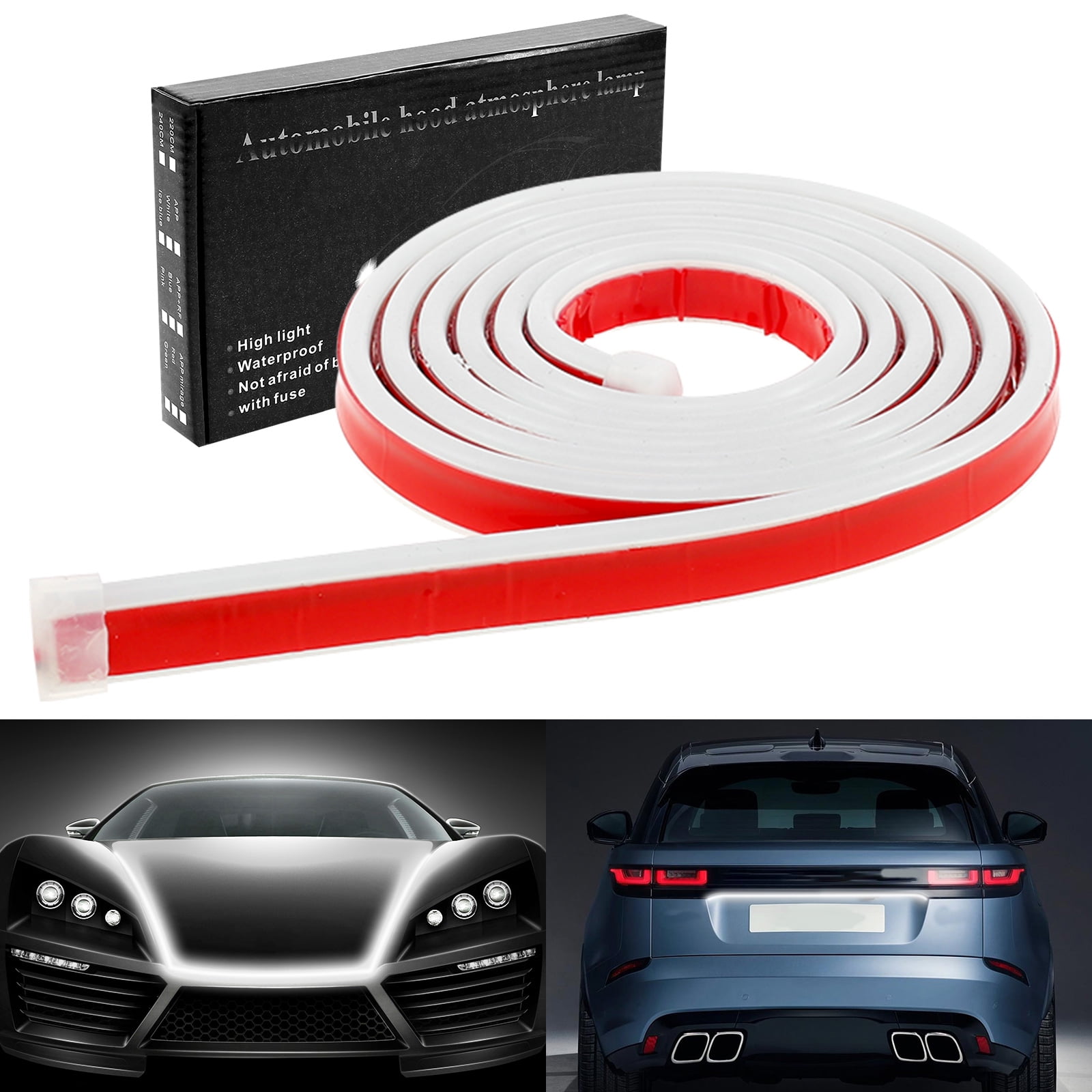 Welpettie 2PCs Truck LED Running Board Lights Sequential Led Side