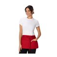 thumbnail image 1 of Delantal de Cintura Chef Works Rojo Unisex con Bolsillos Talla Única, 1 of 4