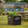 thumbnail image 4 of Wood Raised Garden Bed with Open Bottom, Deep Root Growth, Rust-Proof Reinforced Frame & Easy Assembly, 4 of 6