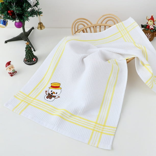 Decoraciones navideñas, adornos navideños, regalos navideños, toallas bordadas navideñas, waffles, platos de cocina para restaurantes, toallas, toallas decorativas navideñas para baño y cocina, sumini
