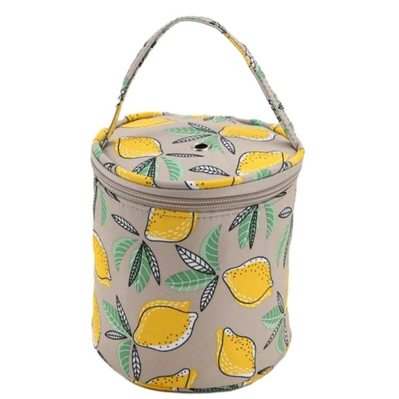 Yarn Storage Bag Round Knitting Wool Yarn Bags Organizer Crochet Sewing Needles Handbag Weave Tools Accessories Bowl Crafts Tote