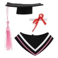 thumbnail image 1 of Conjunto de ropa para muñecos de peluche con atuendo de graduación: toga, birrete y pergamino. Incluye disfraz de oso de peluche., 1 of 7