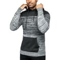 thumbnail image 3 of X RAY JEANS Mens Color Blocked Hooded Sweater, Grey, S, 3 of 5