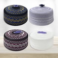 thumbnail image 3 of Aellinatey Islamic Prayer Hat for Men Embroidery EID Ramadan Hijabs Caps Ethnic Headwear, 3 of 13