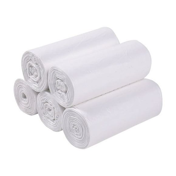 Sacs à Ordures pour Usage Domestique Durables Anti-Fuites - Ensemble de Sacs pour Cuisine et Salle de Bain, Doublures Épaisses Non Parfumées pour Petites Poubelles, Transparents et Résistants