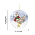 thumbnail image 2 of Navidad Dibujos Animados Pollo Pato Árbol De Navidad Adorno Colgante Decoración De Fiesta Navideña Speravity HA042683-02, 2 of 6