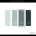 thumbnail image 5 of Nicole Miller Treillage Woven Room Darkening Blackout Hidden Tab/Rod Pocket Top Curtain Panel Pair, 52"x84", Dove Grey, 5 of 7
