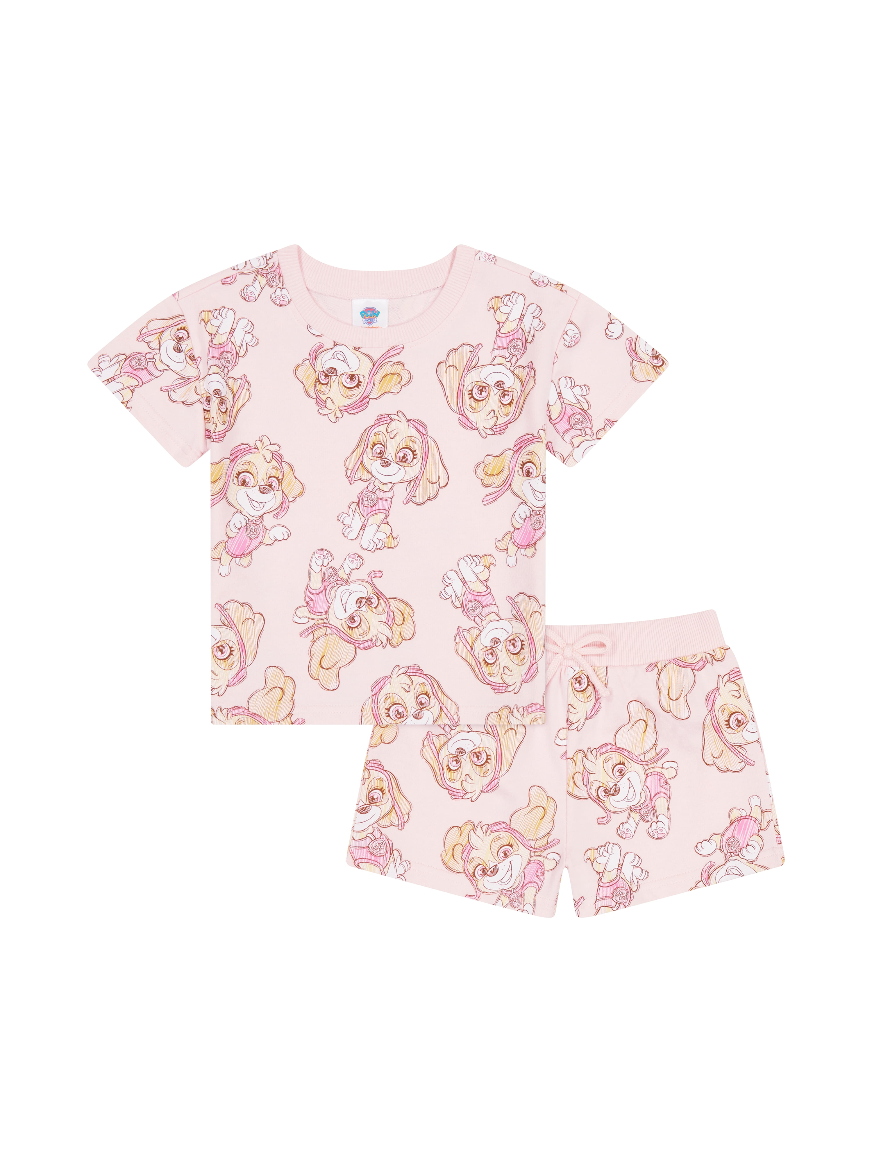 Paw Patrol Toddler Girls Short Set, Sizes 12 Months-5T