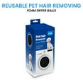 thumbnail image 6 of Grand Fusion Reusable Pet Hair Removing Foam Dryer Balls, 6 Pack, for Cat & Dog Hair, 6 of 7