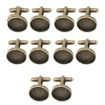 thumbnail image 1 of 10 Piezas de Gemelos de Latón Yuyangstore Gemelos en 16 Mm Bandejas de Ajuste en Gemelos Franceses Base de Bisel, 1 of 8