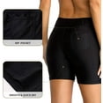 thumbnail image 5 of ATTRACO Beach Shorts for Women Black Swim Shorts with Pockets Swimsuit Shorts XXL, 5 of 7
