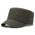 thumbnail image 2 of WEIYLL Men Baseball Cap Classic Casual Adjustable Solid Color Quick Dry Flat Top Comfortable Men Visors Hat, 2 of 4