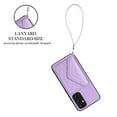 thumbnail image 3 of Allytech Galaxy A34 5G Wallet Case with Hand Wrist, Luxury PU Leather Shockproof RFID Blocking Cards Slots Stand Magnetic Closure Phone Case Cover for Samsung Galaxy A34 5G, Purple, 3 of 8