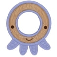 thumbnail image 2 of Luv N Care/NUBY Nuby Natural Wood & Silicone Teether: Octopus, 3M+, Purple, 2 of 6