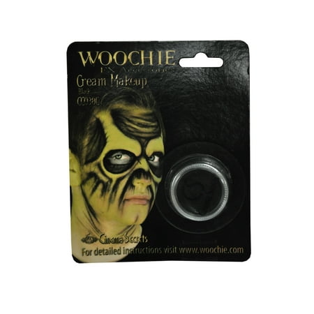 Carded Black Mask Cover Halloween Makeup