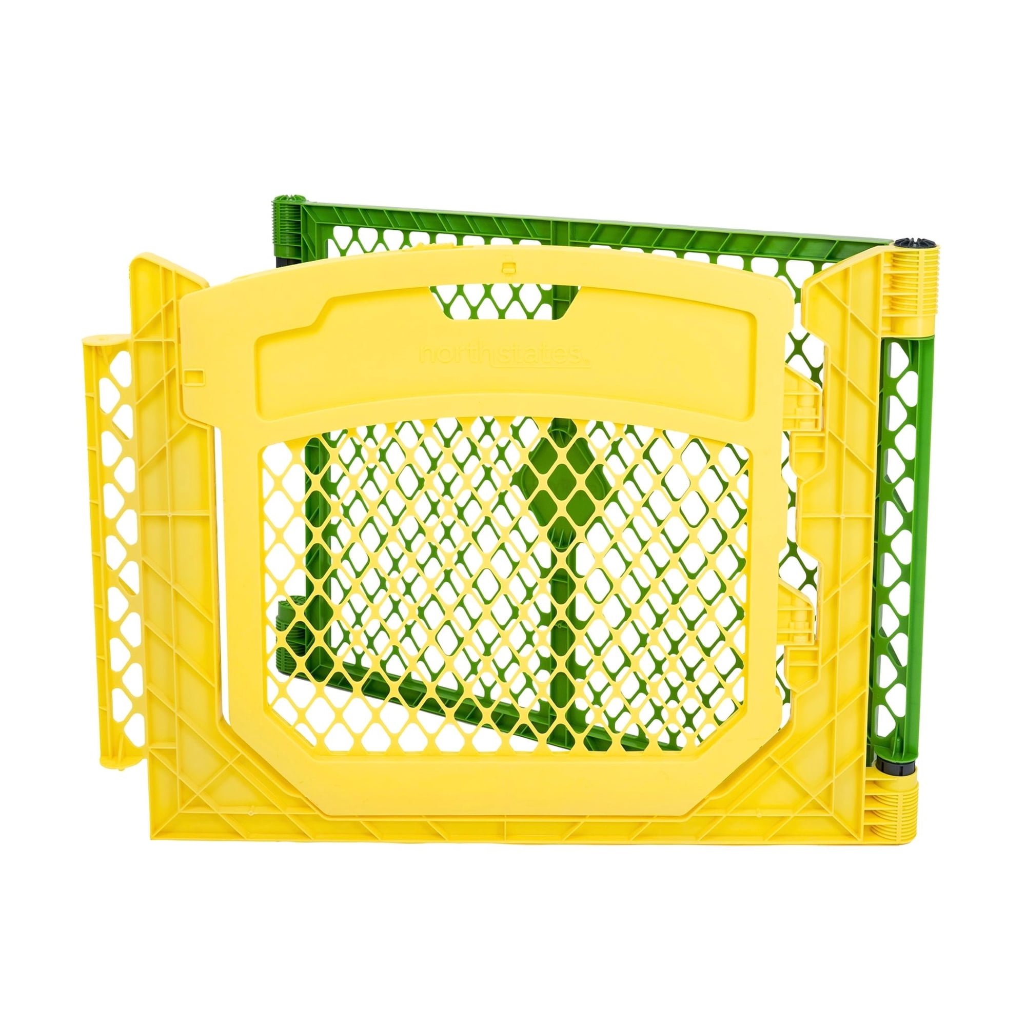 Toddleroo by North States Superyard Colorplay Ultimate 2 Panel Extension, Made in : Increases play space up to 34.4 sq. ft. (Adds 64", Multicolor)