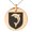 Rose, variant on Stainless Steel Dolphin Diligence Coat of Arms Shield Engraved Small Medallion Circle Charm Pendant Necklace