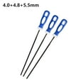 thumbnail image 1 of Bgsha Tronçonneuse Fichiers Ronds Chaîne Affûteuse en Acier Rond pour le Meulage 4/4.8/5.5mm, 1 of 3