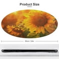 thumbnail image 2 of Sunflower Round Small Area Rug, Print Non Slip Washable Floor Mat, Soft Throw Rug for Living Room, Powder Room Entryway, Bathroom, Bedside, 2 of 7