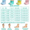 thumbnail image 7 of Cyiecw Toddler Rain Boots Kids Rain Shoes for Boys and Girls Waterproof Boots 2-7 Years Old, 7 of 7