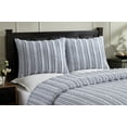 thumbnail image 4 of Better Trends Chenille Comforter Set King Size 3 Piece 100% Cotton Soft & Cozy All Season Bedding Angelique Collection - Navy, 4 of 8