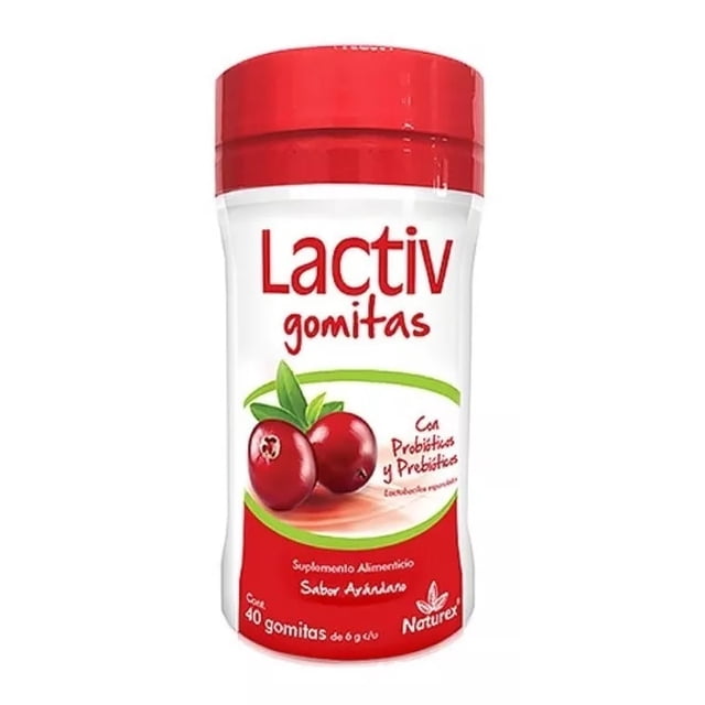 LACTIV NATUREX Probióticos y prebióticos GOMITAS 40 GOMITAS