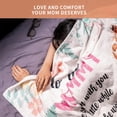 thumbnail image 6 of Gifts for Mom Throw Blanket Christmas Day Present I Love You Mom Blanket Gifts for Mom from Daughter Best Mom Ever Gifts Mom Blanket Soft Flannel Blanket 50"x60", 6 of 6