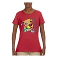 thumbnail image 3 of Colorful Pitbul | People Will Know How Large Your Soul | Dean Russo Art Animal Lover Womens T-Shirt, Red, X-Large, 3 of 6