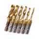 thumbnail image 5 of GOOHOCHY Juego de brocas de acero de alta velocidad con recubrimiento de titanio de 6 piezas Brocas helicoidales de precisión HSS, 5 of 7