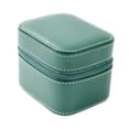 thumbnail image 2 of Caja de reloj individual, caja de reloj de pulsera portátil de cuero PU, regalo elegante, práctico cierre de cremallera para hombres, Estuche de Viaje Verde, 2 of 9