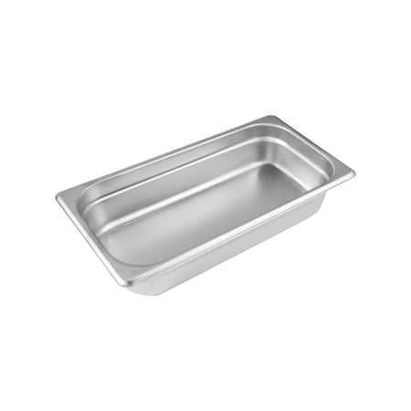 

Anti-Jam Steam Table Pan Stainless Steel 1/3 24 Gauge 2-1/2 Stainless Steel Silver 16 packs