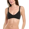 thumbnail image 3 of OnGossamer womens  2pk Pima Bralette, s, Black, 3 of 4