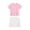 Pink, variant on Efsteb Boys Summer Outfits Short Sleeve Cotton Solid T-Shirt Shorts Set 2 Pcs Tracksuits (Beige,9 Years)